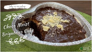 CHOCO MOIST BRIGADEIRO CAKE  HOW WE MAKE BRIGADEIRO CAKE  Recipe  55 [upl. by Eelaroc]