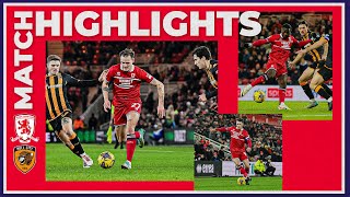 Match Highlights  Boro 1 Hull 2  Matchday 21 [upl. by Liberati]