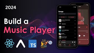 Build a Music Player app with React Native Expo Typescript and Zustand [upl. by Christoper952]