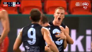 Mitch robinson Vs Matthew Cottrell Celebration Comparison  AFL [upl. by Kragh]