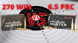 65 PRC VS 270 WINCHESTER  Ballistics Comparison [upl. by Jenness]