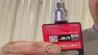 CRAFTSMAN Shallow Socket Review A single socket to make your set whole again [upl. by Gujral275]