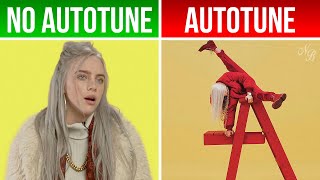 Billie Eilish COPYCAT  AUTOTUNE VS NO AUTOTUNE Genius [upl. by Aisnetroh409]