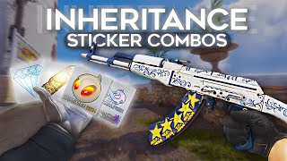 AK47 Inheritance BEST Sticker Combos in CS2 [upl. by Gasparo]