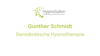 Gunther Schmidt „Demokratische Hypnotherapiequot [upl. by Ainimreh525]