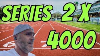 ENTRENAMIENTO DE SERIES LARGAS  2 x 4000 [upl. by Arama177]