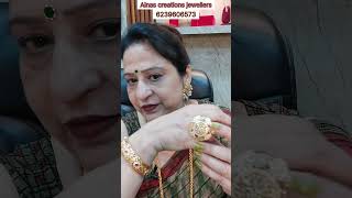 video no 102 by ainas creations jewellers manufacturer jadaujewellery goldplated [upl. by Jaime]