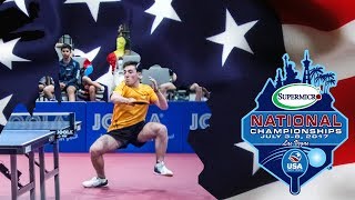 2017 SuperMicro US National Table Tennis Championships  Khoa Nguyen vs Sharon Alguetti RD 16 [upl. by Ettenel]