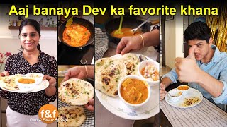 Aaj banaya Dev ka favorite khana 😋 khoya paneer amp naan recipe खोया पनीर amp नान रेसिपी [upl. by Dekow]