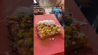 Veg amp Cheese Pizza Sandwich🤤❤️youtubeshorts trending viralvideo pizza sandwich cheese [upl. by Colver]