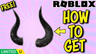 LIMITED STOCK FREE ITEM How To Get BLACK HORNS on Roblox  🛒Escape Walmart Obby [upl. by Kachine24]