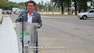 Entrega de 10 Patrulleras donación del gobierno Nacional y la ITAIPU [upl. by Ettevey]