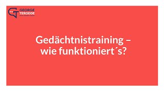 Gedächtnistraining  So funktionierts [upl. by Yarased]