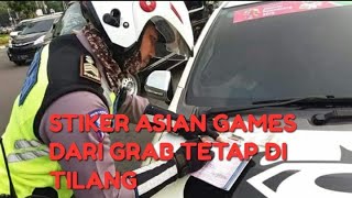 STIKER GANJIL GENAP Asian game dari Grab Ternyata tidak berlaku dan tetap di Tilang [upl. by Bent862]