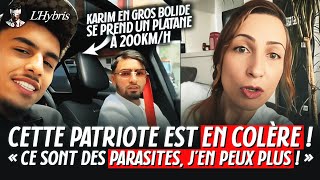 Une PATRIOTE en COLÈRE détruit les RACAILLES PARASITES qui roulent comme des FOUS  un régal [upl. by Trow]