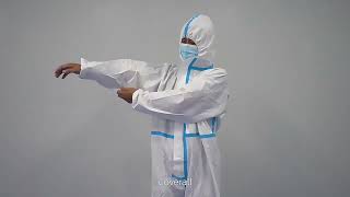 SF nonwoven disposable coverall [upl. by Ludovico]