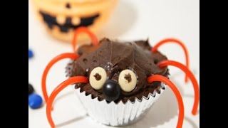 Idee per decorare le cupcake di Halloween  videoricette di cupcake per feste [upl. by Bikales]