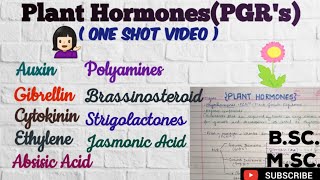 What are Plant Hormones Types of Plant Growth Regulators PolyaminesBrassinosteroidsPGR [upl. by Ahsiyt640]