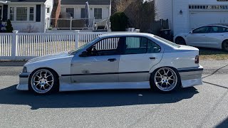 SUPERCHARGED E36 GETS OVER FENDERS [upl. by Maryn]