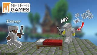 Nethergames Casual Bedwars Gameplay with New Customizable Controls  Minecraft PE 12071 [upl. by Fiona]