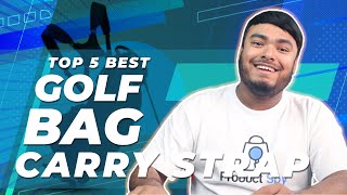 Best Golf Bag Carry Strap in 2023 Top 5 Reviews [upl. by Alleul]