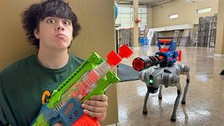 Ethan has a Big Problem With a AI Robot Dog Security Bot [upl. by Aivatnuhs343]