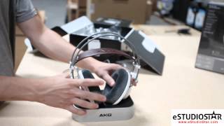 AKG K701  AKG K702 STUDIO REFERENCE HEADPHONE OVERVIEW  UNBOXING [upl. by Ahsimin]