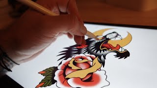 PROCREATE for TATTOO artists  INTRODUCTION of the BASICS [upl. by Ondrej192]