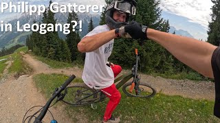 PhilippGatterer1 IN LEOGANG GETROFFEN  Bikepark Leogang [upl. by Kentigerma]