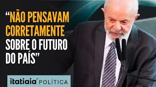 LULA AFIRMA QUE BRASIL SOFREU POR GOVERNANTES QUE TINHAM POUCA MASSA ENCEFÁLICA NO PODER [upl. by Kellina702]