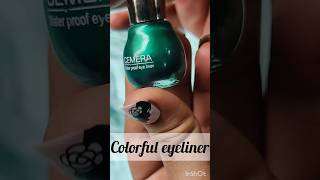 colorful eyeliner must have youtubeshorts viral shorts colorful eyeliner [upl. by Yelsnya]