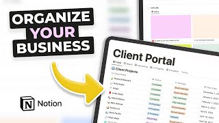 How I manage design projects with Notion Client Portal [upl. by Fries]