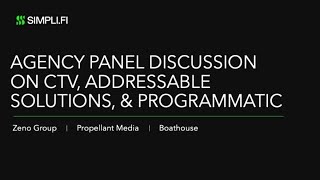 Agency Panel Discussion featuring Zeno Group Propellant Media and Boathouse [upl. by Kayla]