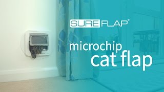 SureFlap Microchip Cat Flap Overview 2011 [upl. by Tnecillim]