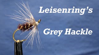 Leisenring’s Grey Hackle Wet Fly [upl. by Schaffel312]