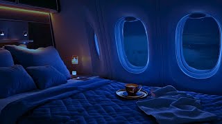 Enjoy the Flight in a luxury Airplane Cabin  Jet Plane Brown Noise  3 hours soothing sleep sounds [upl. by Hillegass]