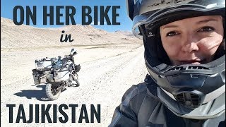 SOLO Woman Motorcycle Ride through Tajikistan The Legendary Pamir Highway EP 7 [upl. by Laehctim]