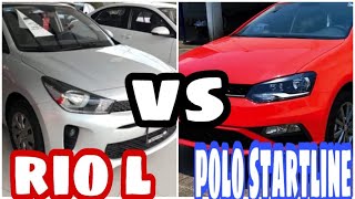 Kia rio L 2020 vs Vw Polo startline 2020  duelos de orgullo  En español [upl. by Zoes283]