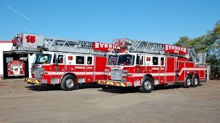 Evesham Fire Rescue NEW Ladder 2215 amp 2235 [upl. by Narmak]