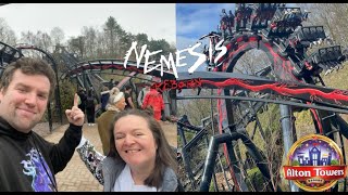 Alton Towers opening day amp Nemesis Reborn first rides amp reactions [upl. by Dnalon]