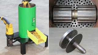 How To Make Homemade Feed Pellet Machine Using Drill Machine  DIY Feed Pellet Machine [upl. by Lemieux231]