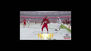 Mahomes 2025 PLAYOFFS opening drive footballshorts madden24 touchdown chiefs patrickmahomes [upl. by Eirehs]