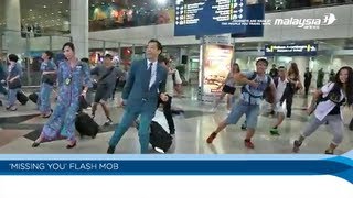 Malaysia Airlines Missing You Flashmob at KLIA [upl. by Ahsik]