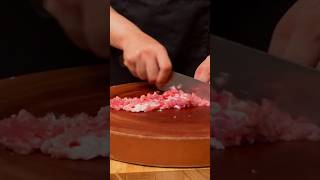 How To Mince Pork With a Knife [upl. by Lehte]