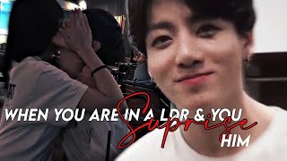 jk oneshotwhen your in a ldr and you suprise him special jk bday [upl. by Alfredo]