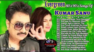 Evergreen 80s 90s Songs Of Kumar Sanu Best HitGolden Song 90s hitBollywood Songs Jukebox [upl. by Eceertal25]