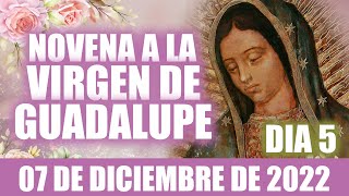 Novena a la Virgen de Guadalupe 🙏 Día 5 Hoy 07 de diciembre de 2022 ORACIÓN CATÓLICA [upl. by Atinomar857]