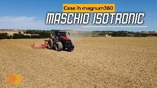 Case ih magnum 380 avec un rotative maschio gaspardo isotronic dans le Gers [upl. by Onirefes]