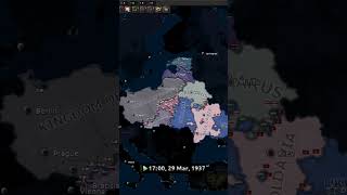 Prussia exists Eastern European Battle Royale  Hoi4 Timelapse [upl. by Barnum353]