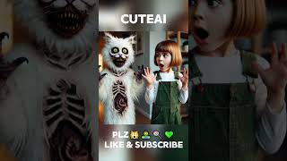 The beautiful cats transformation into a zombie What happens to the girl 🙀🧟‍♂️🍭💚kitten ai [upl. by Kcirdle]